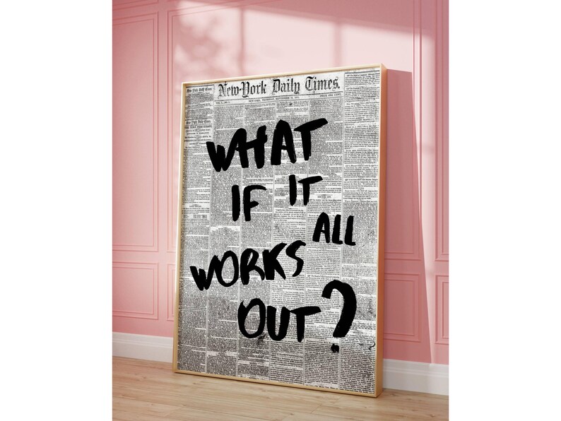 Trendy Newspaper Poster