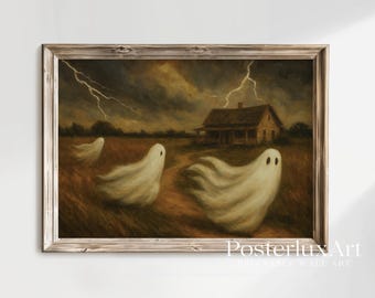 Ghost Halloween Wall Art, image 2