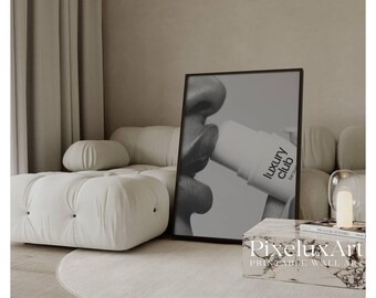 Black And White Lip Balm Art Print, image 1