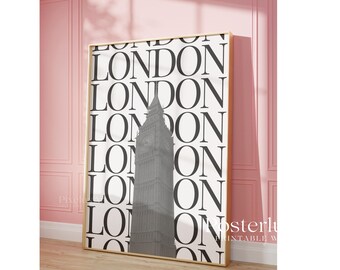 Stockholm Style London Typography Poster, image 4