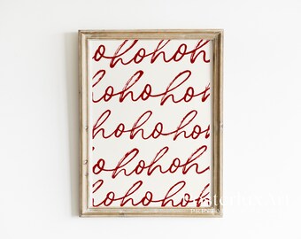 Ho Ho Ho Christmas Wall Art, image 2