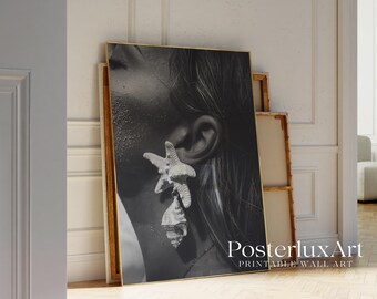 Coastal Woman Portrait Poster, image 3