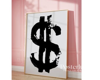 Dollar Poster – Hypebeast Black & White Fashion Wall Art, Stockholm…, image 5