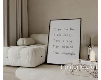Minimal Affirmation Wall Art, image 1