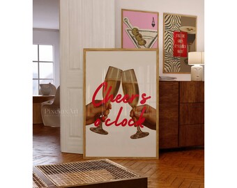 Retro Cheers Wall Art, image 1