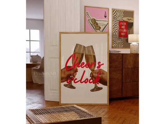 Retro Cheers Wall Art