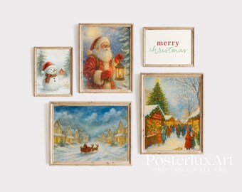 Christmas Wall Art Bundle Set of 17, image 4
