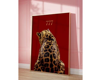 Leopard 777 Angel Number Poster, image 7