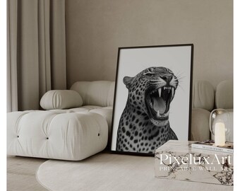 Leopard Wall Art Print, image 1