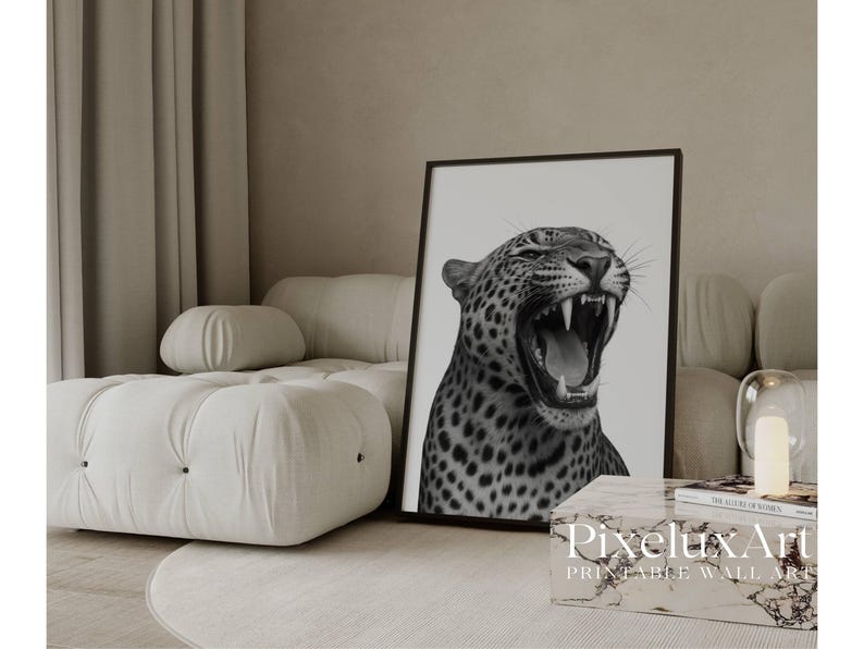 Leopard Wall Art Print
