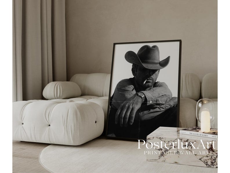 Stockholm Style Western Cowboy Wall Art