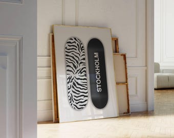 Trendy Black and White Fashion Wall Art, image 6