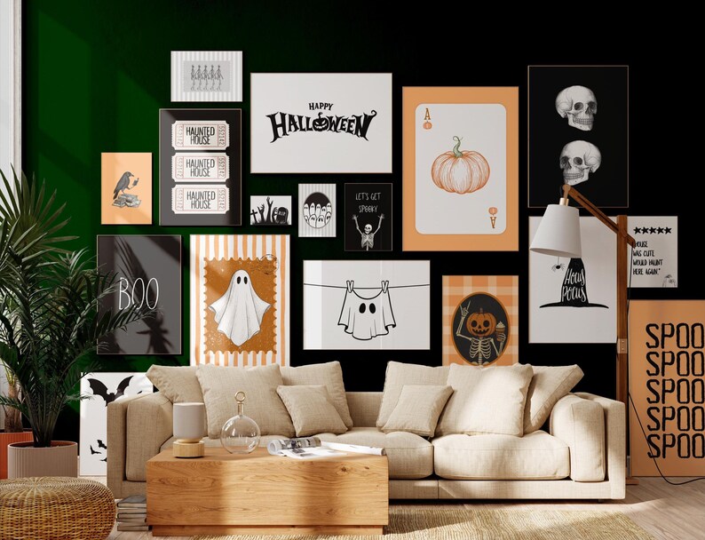 Halloween Wall Art Bundle Set