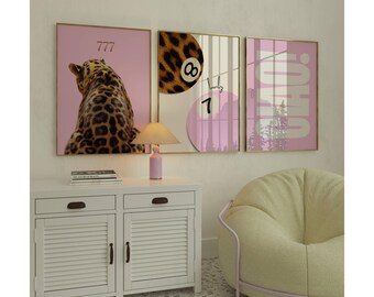 Pink Collage Apartment Print, image 1