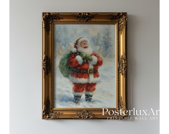 Vintage Christmas Wall Art Set, image 5