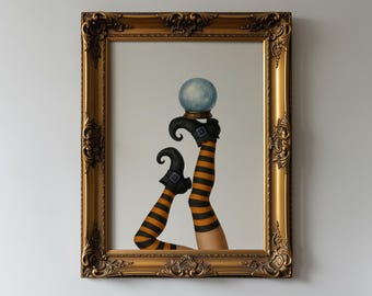 Witch Boots Wall Art Print, image 1
