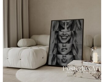Black And White Stockholm Style Collage Poster, image 1