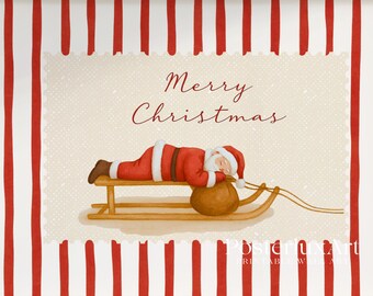 Santa Christmas Wall Art, image 5
