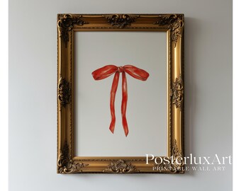 Red Bow Wall Art, image 3