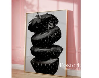 Stockholm Style Strawberry Poster, image 5