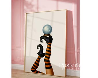 Witch Boots Wall Art Print, image 6