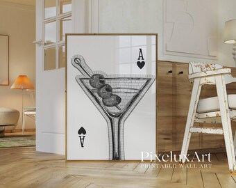 Dirty Martini Glass Print, image 3