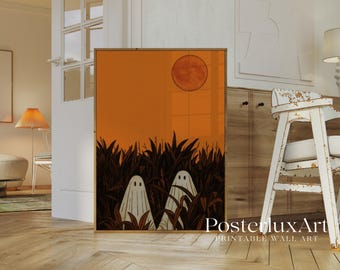 Ghosts in the Field Halloween Wall Art, image 4