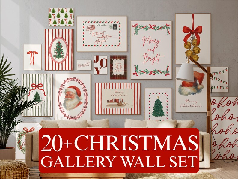 Christmas Gallery Wall Set