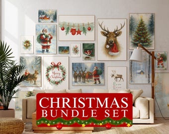 Christmas Wall Art Bundle, image 1