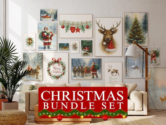 Christmas Wall Art Bundle