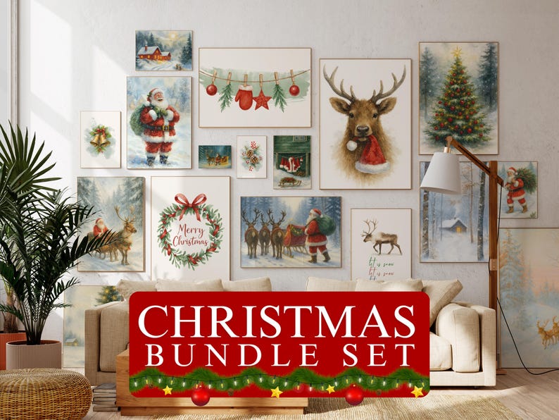 Christmas Wall Art Bundle