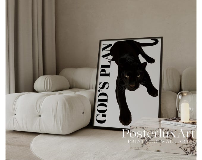 God’s Plan Black Panther Poster | Stockholm Style…