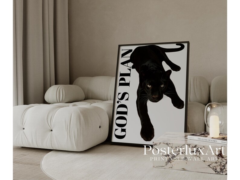 God’s Plan Black Panther Poster