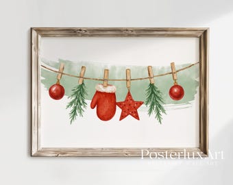 Minimal Christmas Wall Art Set, image 3