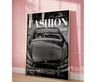 Trendy Black and White Fashion Wall Art, image 5