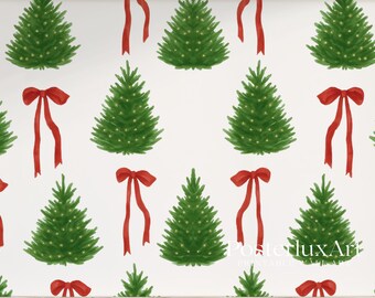 Christmas Tree and Bow Wall Art, image 5