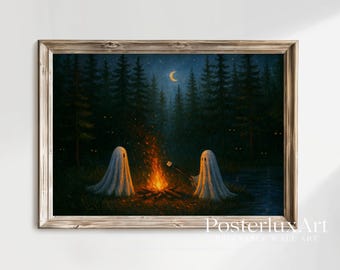 Ghost Halloween Wall Art, image 2