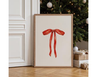 Red Bow Wall Art, image 1