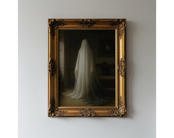 Vintage Haunted Ghost Wall Art Set of 5, image 5