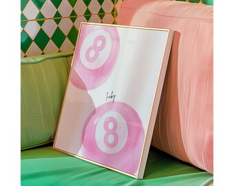 Retro Y2K Pink Wall Art Set, image 6