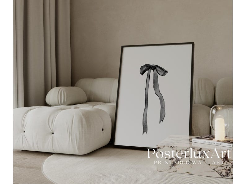 Black Ribbon Poster