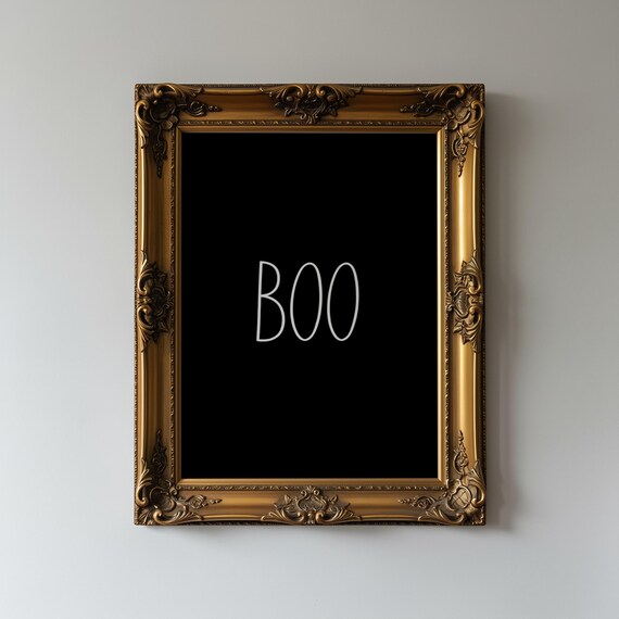 BOO Halloween Poster