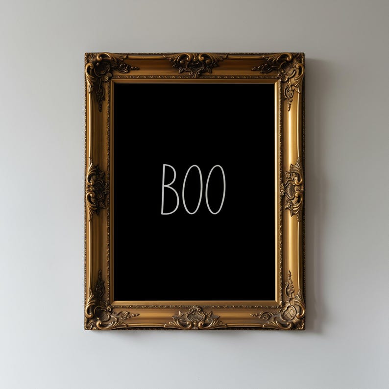 BOO Halloween Poster