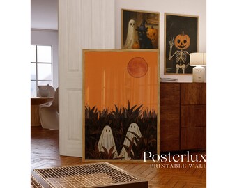 Ghosts in the Field Halloween Wall Art, image 3