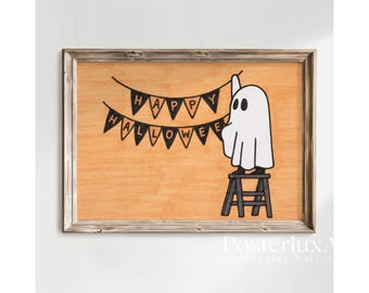 Vintage Halloween Wall Art Bundle Set of 18, image 5
