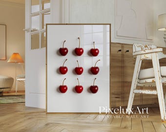 Modern Cherry Poster, image 3