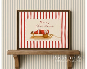 Santa Christmas Wall Art, image 4