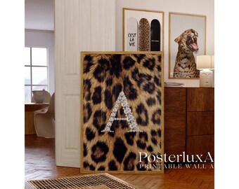 Leopard Alphabet Wall Art Set, image 4
