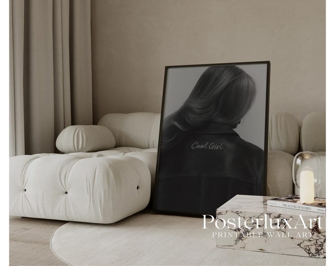 Black And White Cool Girl Poster – Stockholm Style Fashion…