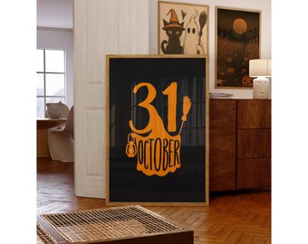 Vintage Halloween Wall Art Bundle Set of 18, image 5